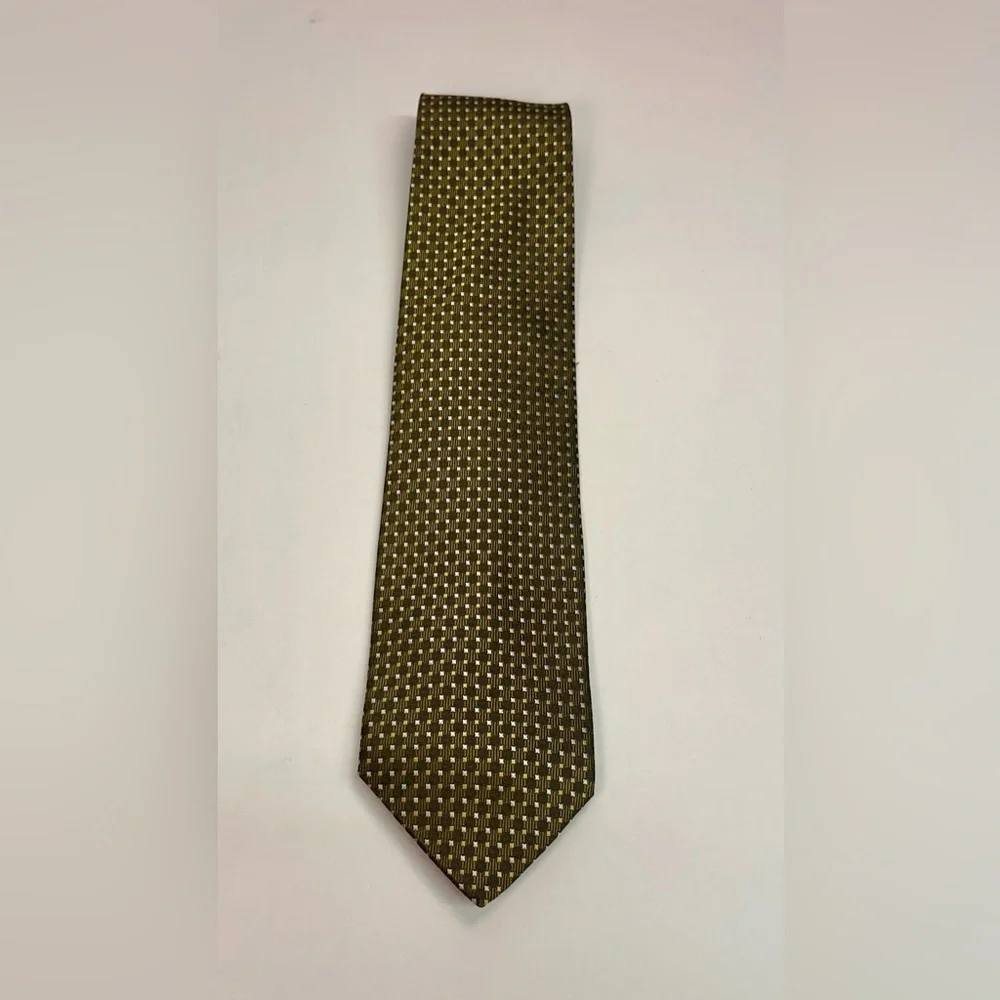 Elegant Foggia Silk Gold and‎ Black Men's Tie